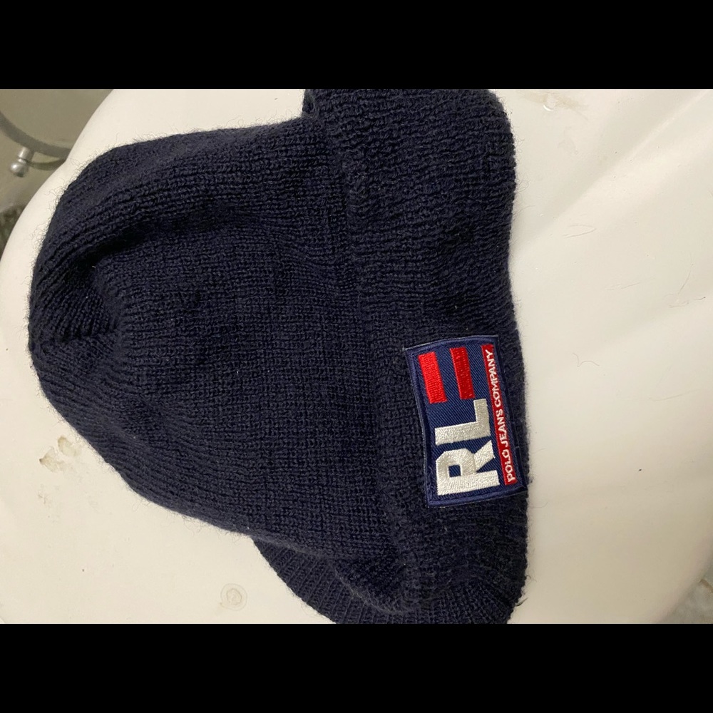 Vintage (Unisex) Ralph Lauren Polo Winter Hat w/Brim